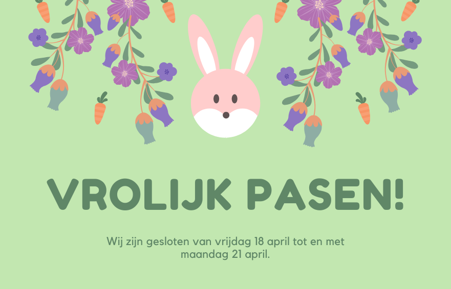 gesloten pasen